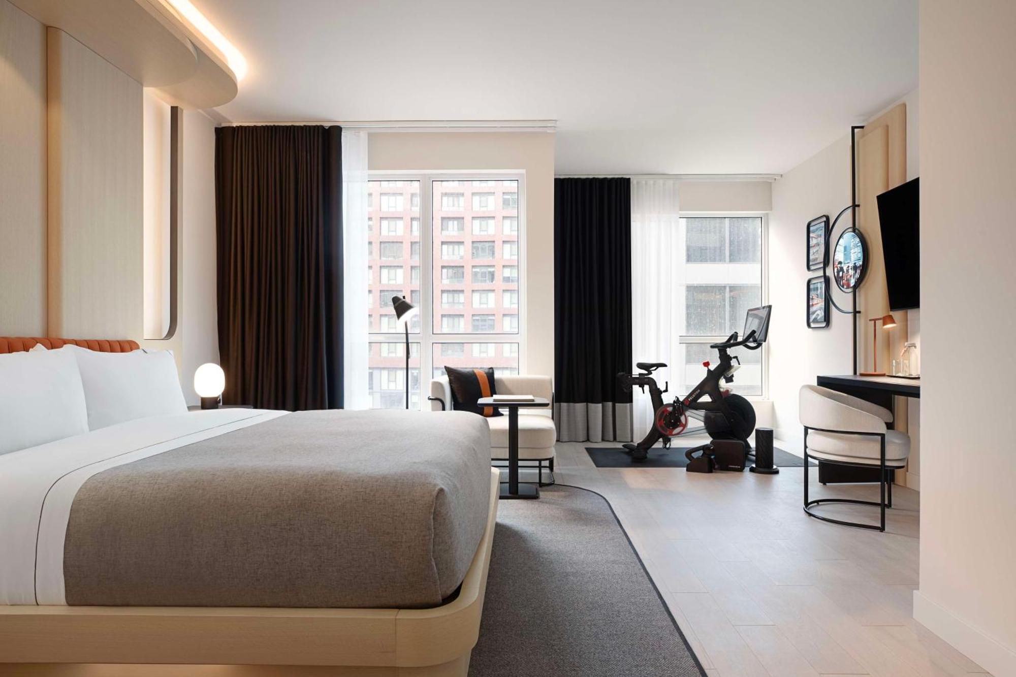 Chambre Lit King-Size Bien-Être avec Peloton